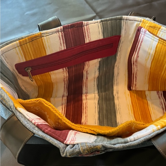 Handmade bluejean purse - Picture 4 of 7